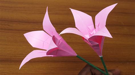 easy origami lily